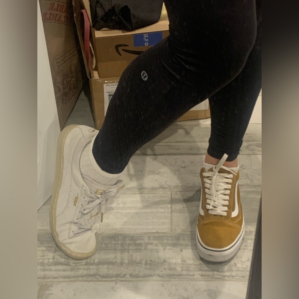 PUMA Off White Old School Suede Classic Shoes Sneakers Women